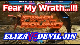 Devil Jin : Fear My Wrath, Final Round, Eliza VS Devil Jin Tekken 7 PS4