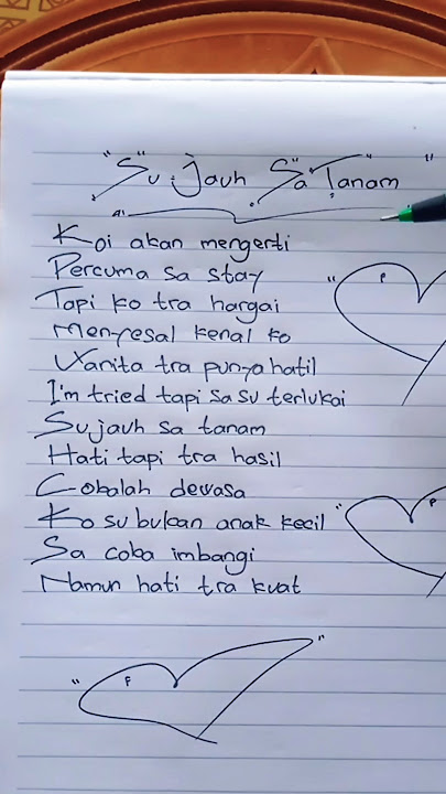 Lirik lagu ' SU JAUH SA TANAM ' #dj #remix #cover #djremix #coversong #viralvideo #love #mucis #fyp