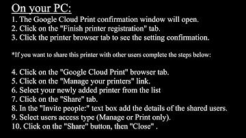 Solution - Workflow - Google Cloud Print
