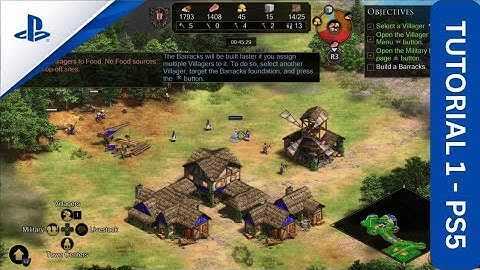 Age of Empires II PS5 Gameplay | Tutorial 1 Walkthrough with Controller (Early Access)