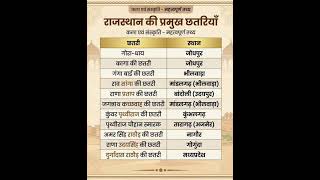 राजस्थान की छतरियाँ Gk 🤞👉 trending exam #reels #ldc #shorts #cet #breakingnews #rajasthanjobs #viral