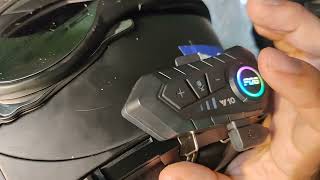 FQG Y10 Helmet Headset with RGB! Unboxing and Demo screenshot 5