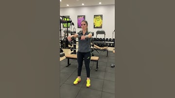 Elevação frontal com halteres