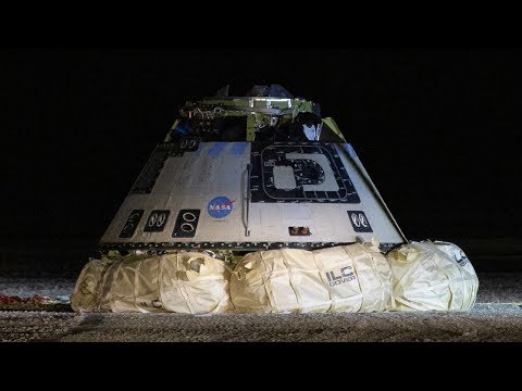 Boeing Orbital Flight Test Starliner Lands