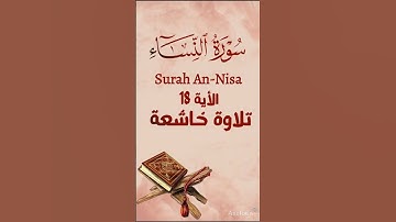 سورة النساء Surah An-Nisa #اكسبلور #islamicstory #راحة_نفسية #quranchapter #دويتو #القاريء