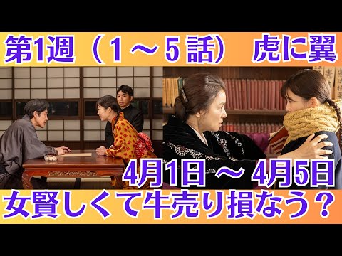 朝ドラ「虎に翼」！第1週（１〜５話）あらすじと感想！4月1日 〜 4月5日！「女賢しくて牛売り損なう？」！女性初の弁護士、のちに裁判官となった女性とその仲間たちの物語がいよいよ始まります！