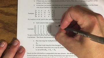 1.2 - Gaussian Elimination (Part 1)