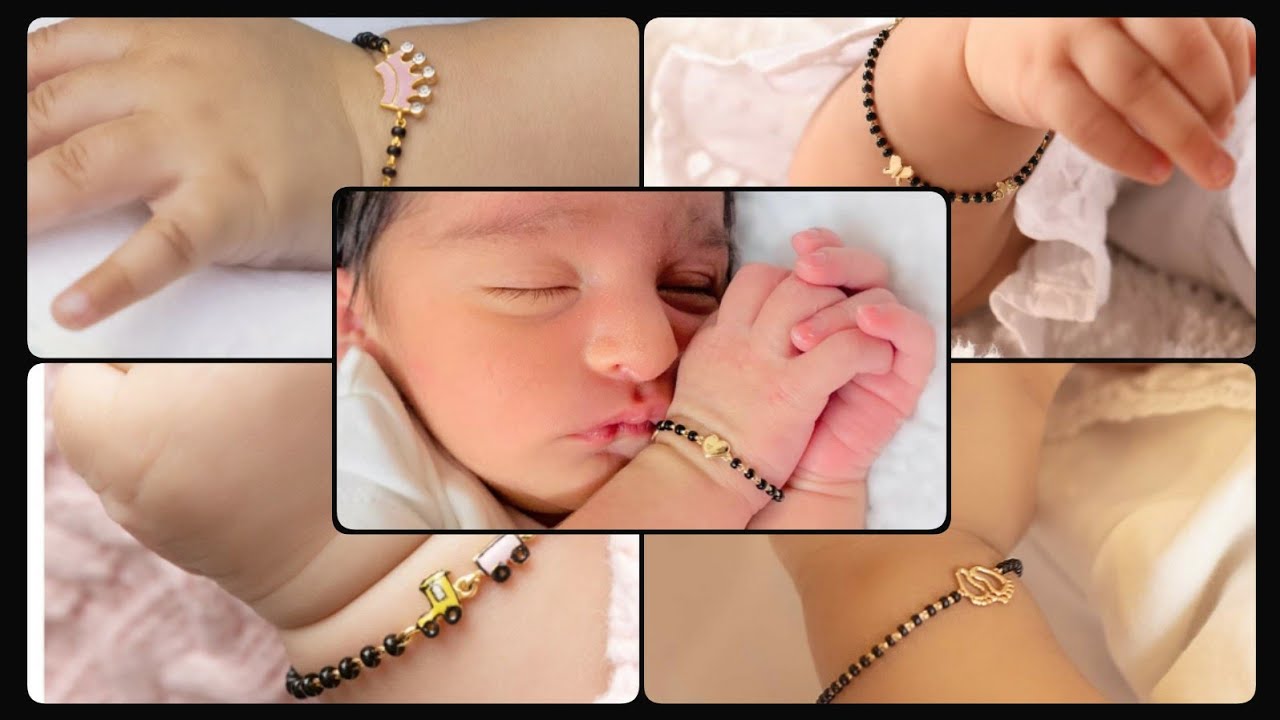 Crown, Star & Bow Silver Baby Nazariya Bracelet | RishiRich Jewels |  Reviews on Judge.me