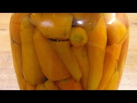 Морковь консервированная без уксуса / Canned carrots without vinegar ♡ English subtitles