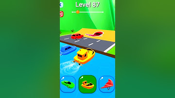 Shape-Shifting | New Hyper Casual Game 🔥| Level - 87 | #shorts #shapeshifting #gameplay