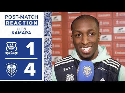 Glen Kamara reaction | Plymouth Argyle 1-4 Leeds United (AET) | FA Cup Fourth Round