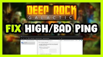 How to FIX Deep Rock Galactic High/Bad Ping & Packet Loss!