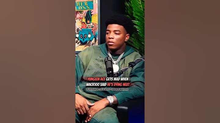 Yungeen Ace Gets Mad When Wack 100 Said “He’s Dying Next”…😳 #yungeenace #foolio #wack100