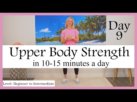 Upper Body Strength Exercises for Seniors and Beginners | Day 9