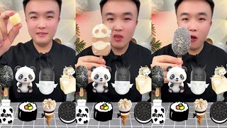 eating ice cream yummy yummy emoji With a sweet, sweet voice from my mouth. asmr