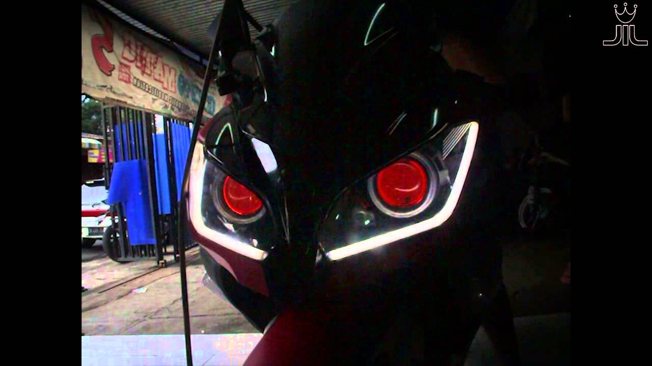 Kawasaki Ninja 250fi Projector Dan Drl Elastis YouTube
