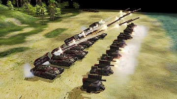 Command & Conquer Generals Zero Hour | Russia vs USA | Mod THE END OF DAYS 098