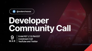 Avalanche Community Developer Call