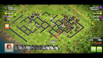11 lakh gold and 10 lakh elixir loot on coc th 12