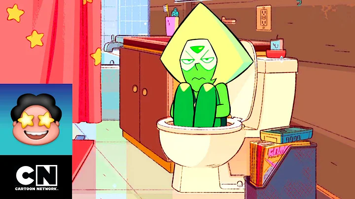 Peridot se encierra en el bao | Steven Universe | ...
