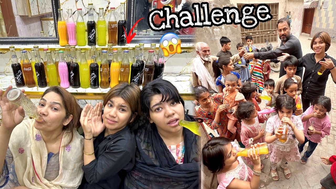 Mama ny drinks challenge krva deya 😱ab kia ho ga 😭