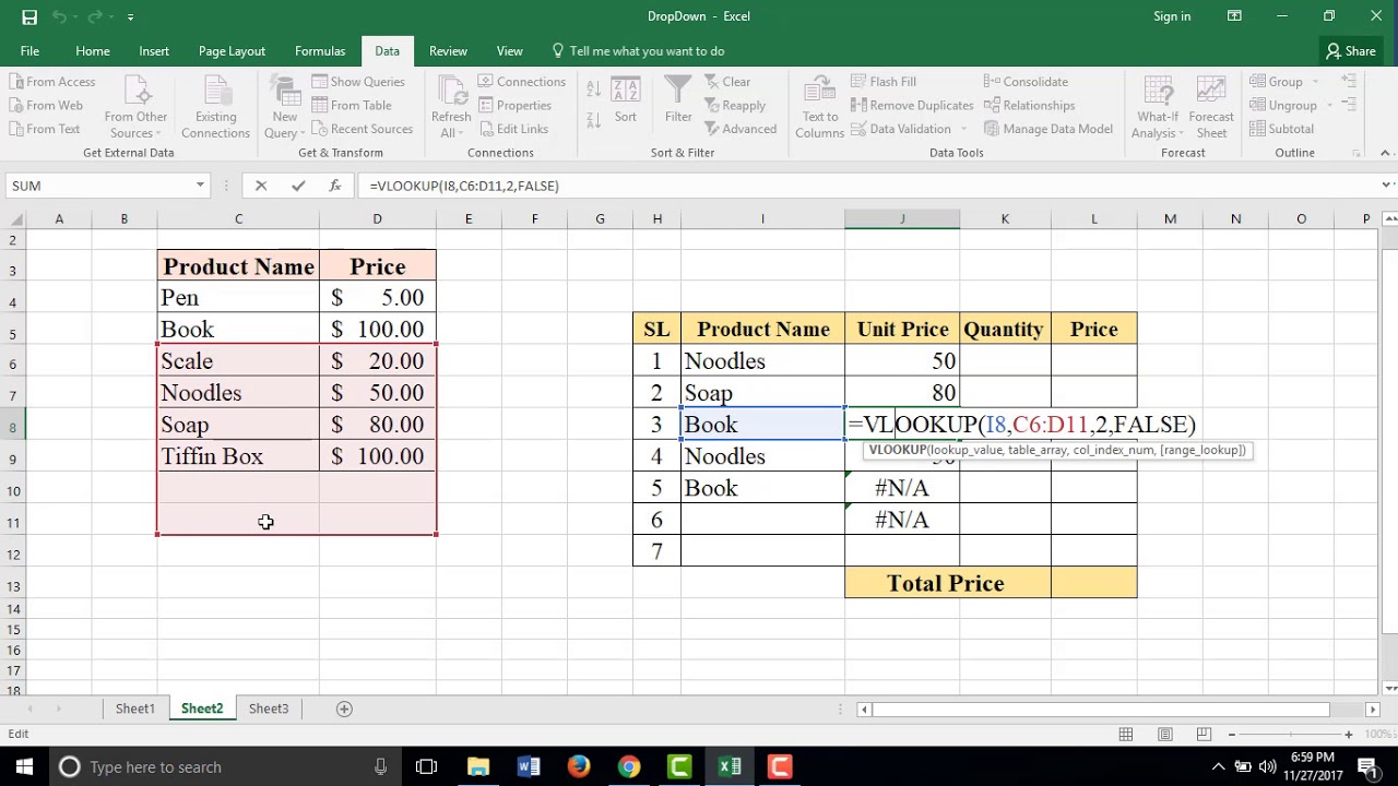 Advanced Excel Tutorial VLOOKUP  Function in Excel 2022 