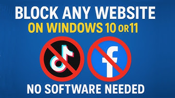 How to Block Websites Using the Hosts File in Windows 10 & 11 (TikTok, Facebook Example)