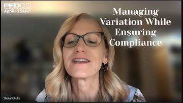 Managing Variation While Ensuring Compliance - PEDCO Compliance Series Video#1