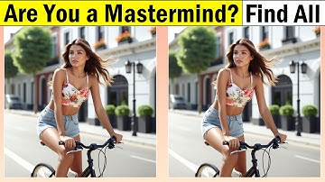 Spot the Differences (#97) Biking Scene | Find the hidden differences and show your smarts.