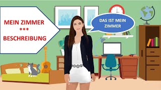 Mein Zimmer | Zimmerbeschreibung | Deutsch lernen