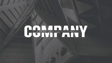 Gray company presentation PowerPoint template