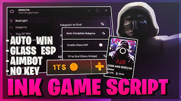 Ink Game Script *NO KEY* - Auto Win, Glass Esp, Auto Dalgona, Kill Aura, Instant Win & More! 🦑🔥