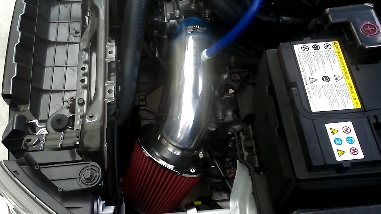 Hyundai Veloster Short Ram Intake Sound Check from InsysUSA YouTube