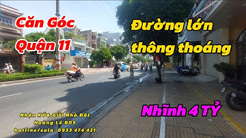 Căn góc 2 mặt tiền, Quận 11, Hẻm/ Lạc long quân, phường 5, quận 11 nhĩnh 4 Tỷ.
