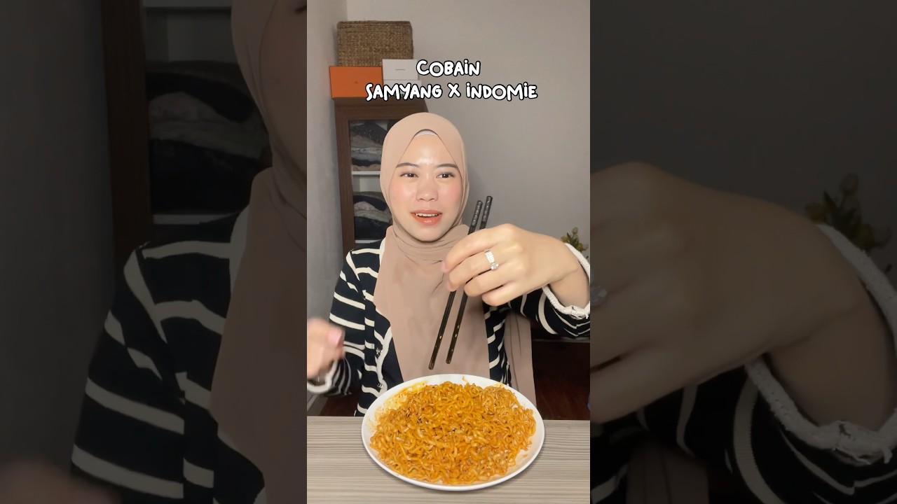 COBAIN SAMYANG X INDOMIE ENAK GA YA
