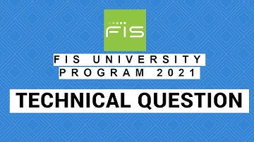 FIS University Program 2021 | Online Technical Test | Interview Experience