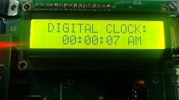 Digital Clock using ARM7 LPC2148 Microcontroller