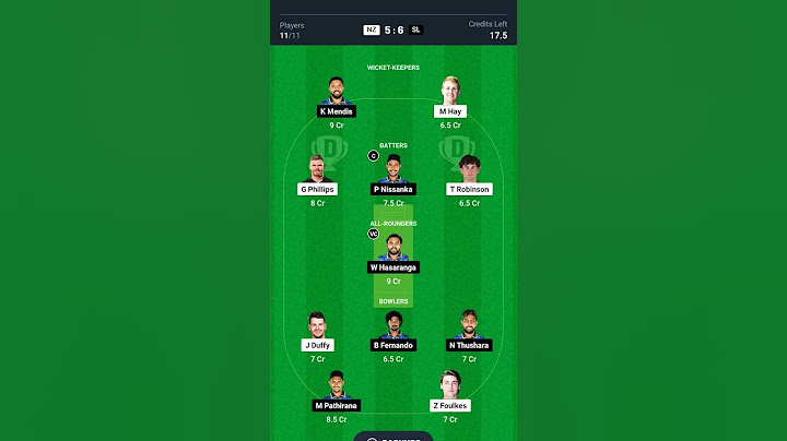 NZ vs SL Dream11, NZ vs SL Dream11 Prediction, New Zealand vs Sri Lanka 3rd t20 Dream11 Prediction