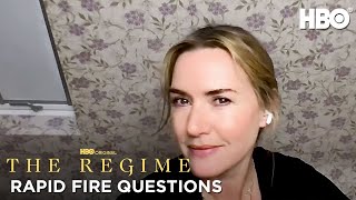 Kate Winslet & The Cast of the Regime Answer Rapid Fire Questions | The Regime | HBO Resimi