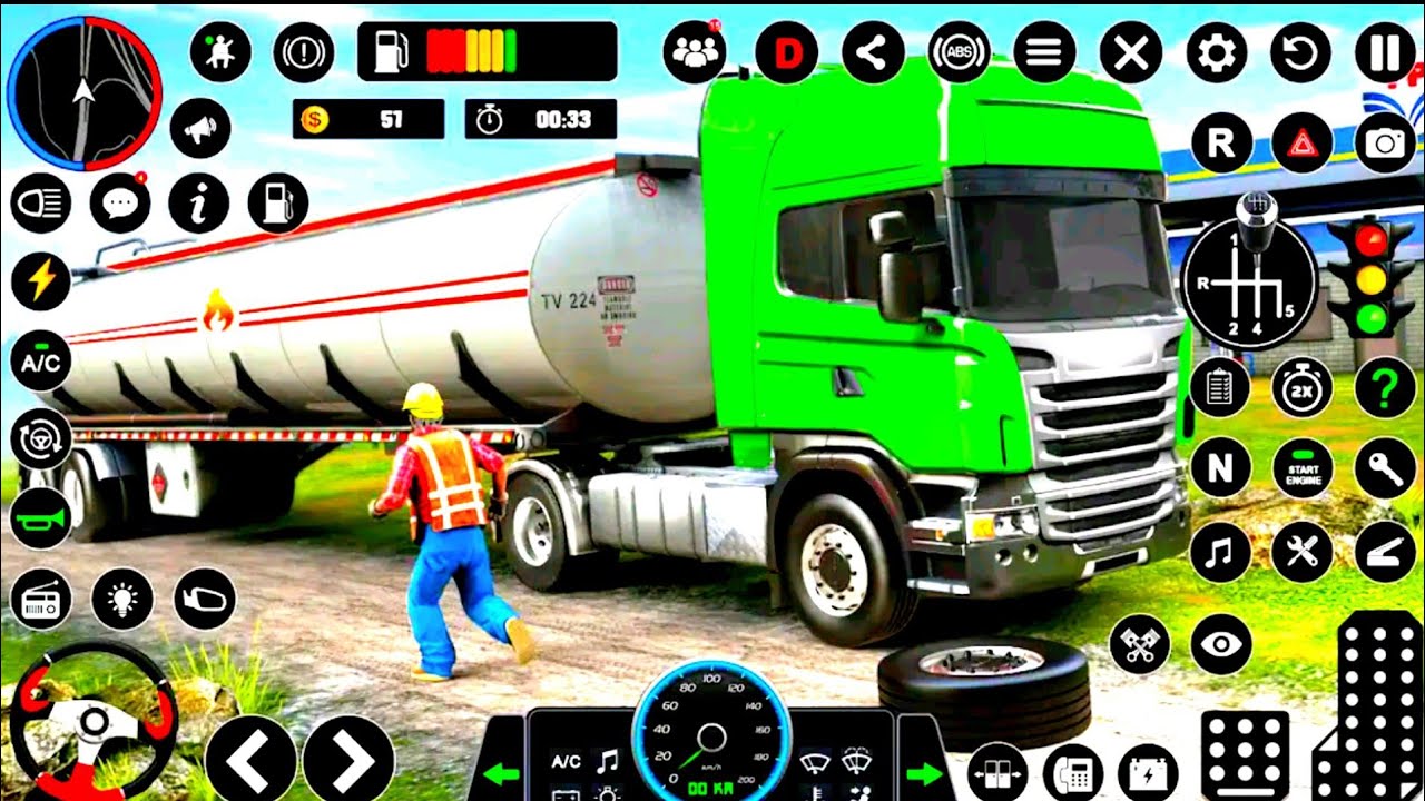 indian oil truck game ||  indian oil truck mod in bus simulator indonesia
