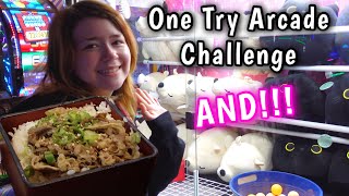 ONE TRY CHALLENGE &amp; EATING ENOUGH SUSHI FOR A FREE SHIRT!!!
