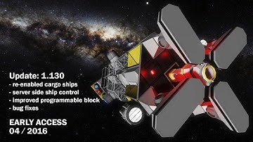 Space Engineers - Update 01.130 - Re-enabled Cargo Ships & Server Side Ship Control