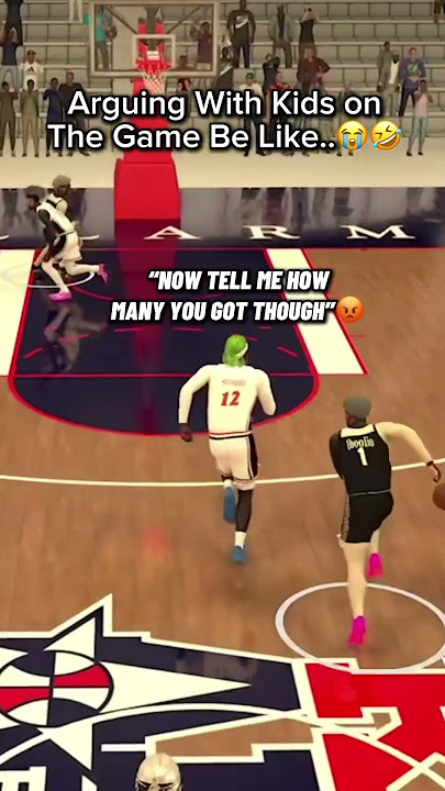 ARGUING WITH KIDS ON THE GAME BE LIKE😭🤣 #nba2k25 #2kcommunity #2k25 #nba2k #2kmemes #2kshorts