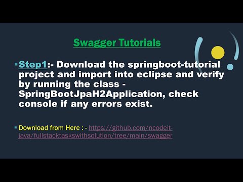 Step1: Download the springboot-tutorial project and import into eclipse and verify by running.