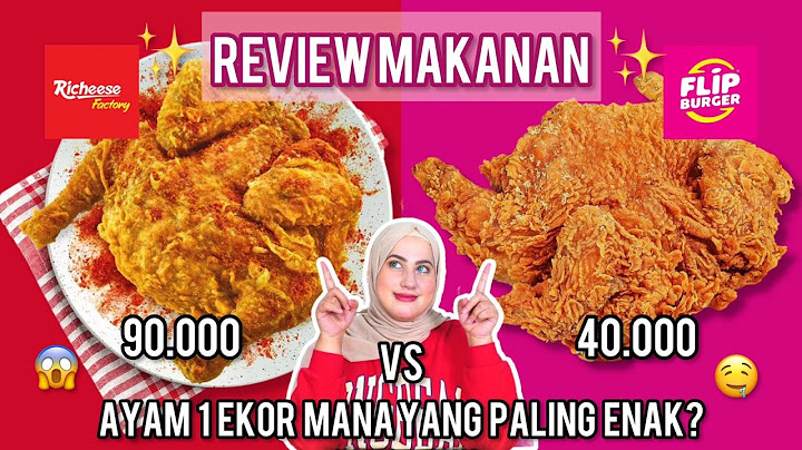 TASYI MUKBANG + REVIEW MAKANAN VIRAL ! AYAM RICHEESE VS FLIP BURGER , mana yang lebih enak ya?