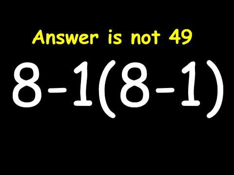 Only Geniuses Solve This Fast | PEMDAS Challenge