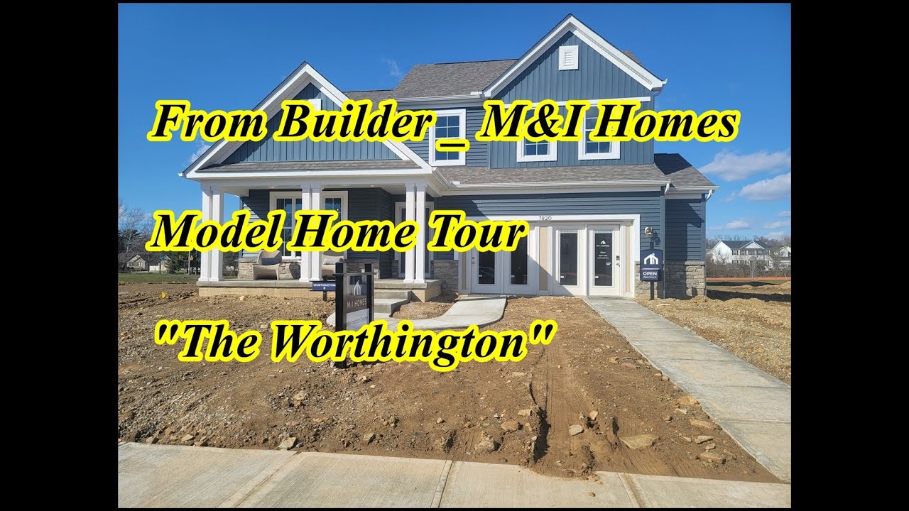 M/I Homes _ "The Worthington" _ (Model Home Tour) YouTube