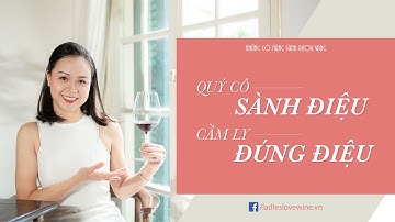 Quý cô sành điệu - Cầm ly đúng điệu