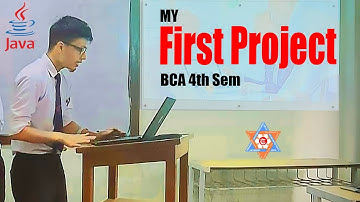 Final Year Project | My First Project | BCA 4th Sem Project Tribhuvan University