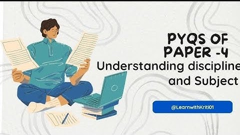 Previous year questions of understanding discipline and subject|B.Ed paper 4 #bbmku #vbu #bedexam